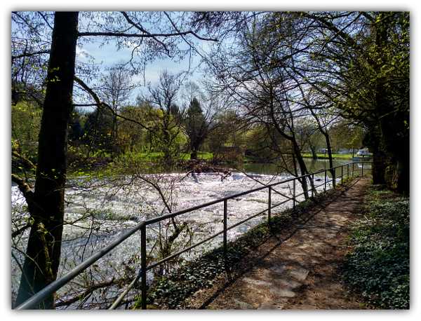 Panoramaweg - Stauwehr Nied