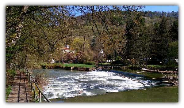 Panoramaweg - Stauwehr Nied