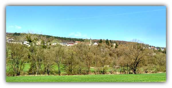 Panoramaweg - Blick auf Eimersdorf